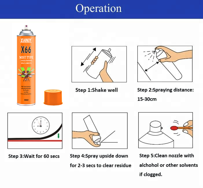 screen printing spray adhesive x66 screen printing spray adhesive x66