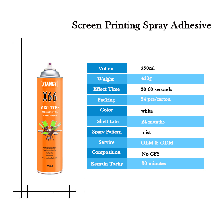 screen printing spray adhesive x66 screen printing spray adhesive x66